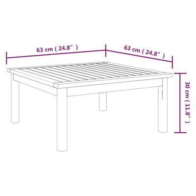 vidaXL 6-osaline aiadiivani komplekt patjadega, kreemjas, akaatsiapuit