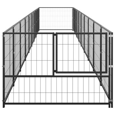 vidaXL koeraaedik, must, 9 m², teras