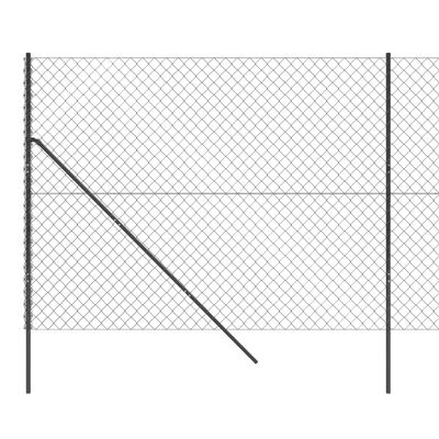 vidaXL võrkaed, antratsiithall, 2 x 10 m