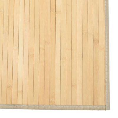 vidaXL vaip, ristkülikukujuline, naturaalne hele, 80 x 400 cm, bambus