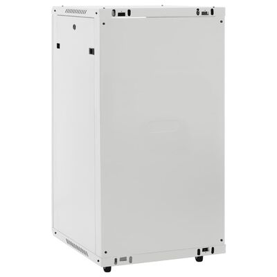 vidaXL 22U serverikapp, 19" IP20, hall, 60 x 60 x 120 cm