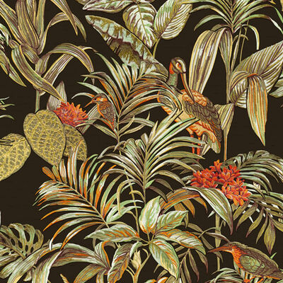 DUTCH WALLCOVERINGS tapeet "Bird-of-Paradise", must