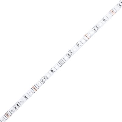 vidaXL LED-voodipeats, tumepruun, 160x7x78/88 cm, kangas