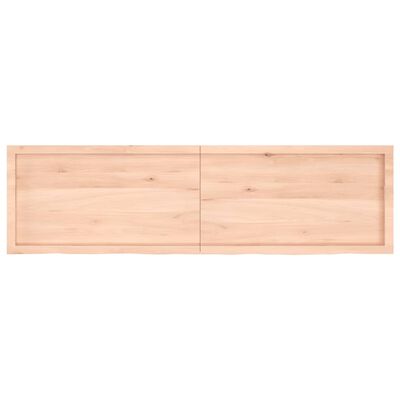 vidaXL lauaplaat, 180x50x(2-6) cm, töötlemata tammepuit