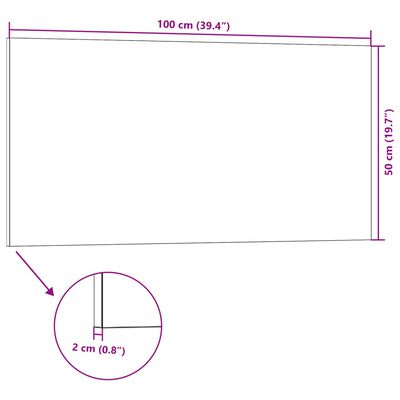 vidaXL 3D seinapaneelid 10 tk, antratsiithall, 100 x 50 cm, EPS