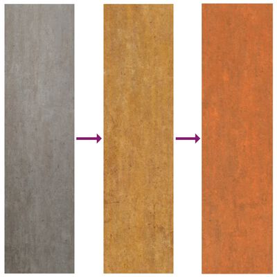 vidaXL taimekast, rooste, 240x80x45 cm, Corten-teras