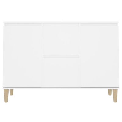 vidaXL puhvetkapp, valge, 101 x 35 x 70 cm, tehispuit