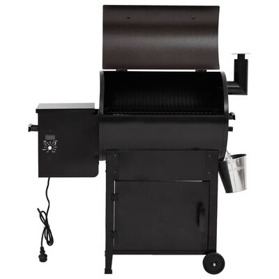 vidaXL korstnaga pelletgrill, must, 104 cm, raud