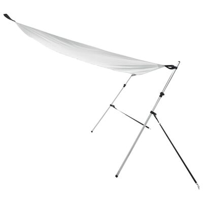 vidaXL T-tüüpi varikatuse pikendus, valge, 170x170x(115-183) cm