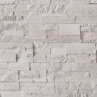 vidaXL seinatapeet 3D kivimustriga, kreemjas, 10x0,53 m, lausriie