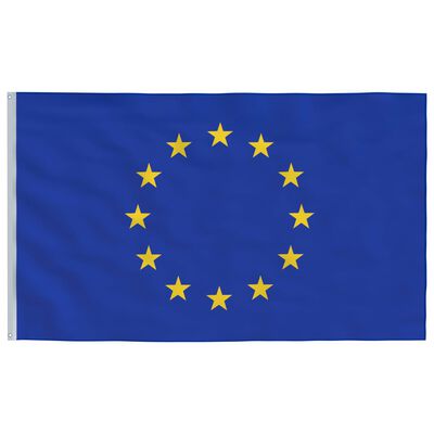 vidaXL Euroopa lipp ja lipumast, 5,55 m, alumiinium