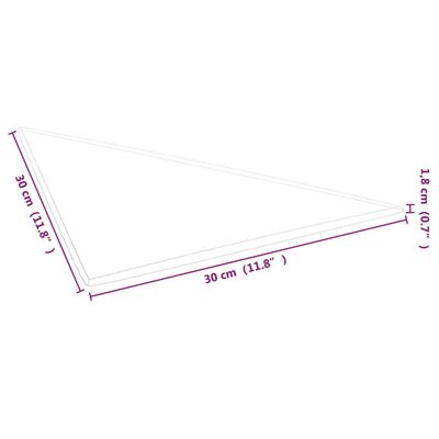 vidaXL seinapaneelid 12 tk, veinipunane 30x30 cm, samet, 0,54 m²