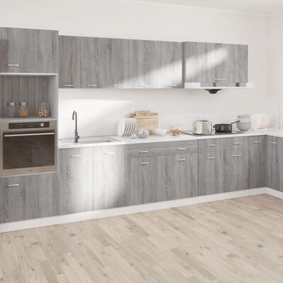 vidaXL alumine köögikapp sahtliga hall Sonoma, 50x46x81,5 cm tehispuit