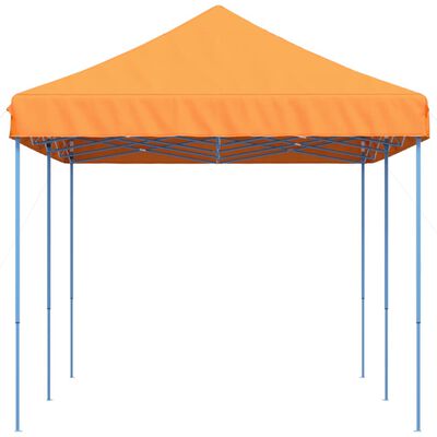 vidaXL kokkupandav pop-up peotelk, oranž, 580x292x315 cm