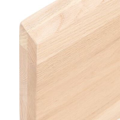 vidaXL lauaplaat, 120x40x(2-4) cm, täispuit, naturaalsed servad