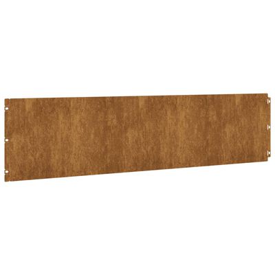 vidaXL murupiirded 10 tk, 25x103 cm, painduv Corten teras