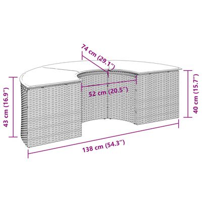 vidaXL aia jalapink istmepadjaga, beež, polürotang