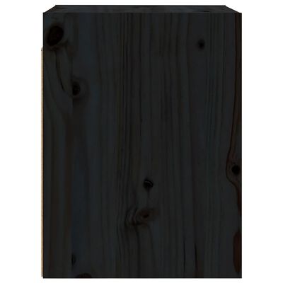 vidaXL seinakapp, must, 30x30x40 cm, männipuit