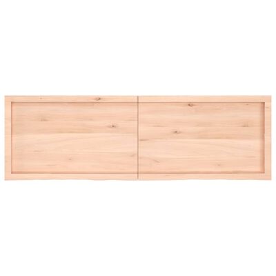 vidaXL lauaplaat, 160x50x(2-4) cm, töötlemata tammepuit