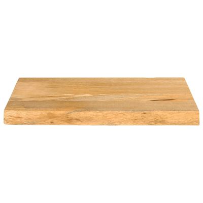 vidaXL lauaplaat, naturaalse servaga, 50x30x2,5 cm, mangopuit