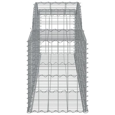 vidaXL kaarekujulised gabioonkorvid 20 tk, 300x50x60/80 cm, raud