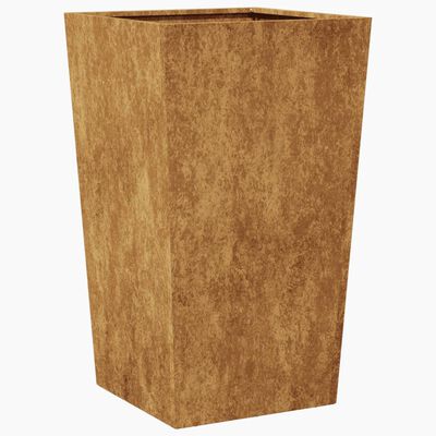 vidaXL aia taimekastid 2 tk, 45x45x75 cm, Corten teras