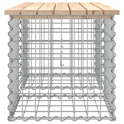 vidaXL gabioonpink, 103 x 44 x 42 cm, männipuit