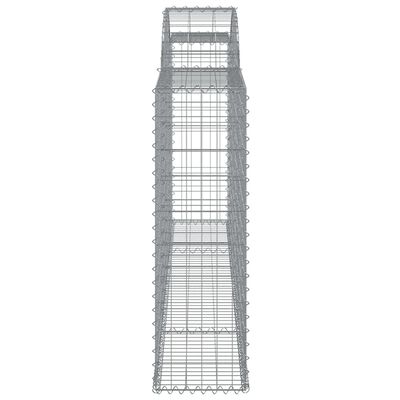 vidaXL kaarekujulised gabioonkorvid 3 tk, 300x30x100/120 cm, raud