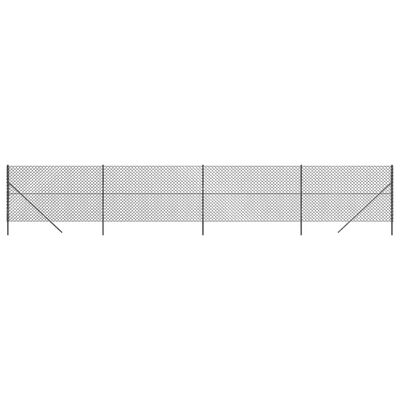 vidaXL võrkaed, antratsiithall, 2,2 x 10 m