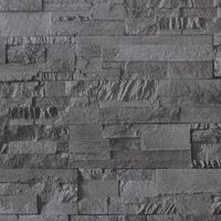 vidaXL seinatapeet 3D kivimustriga, must, 10x0,53 m, lausriie