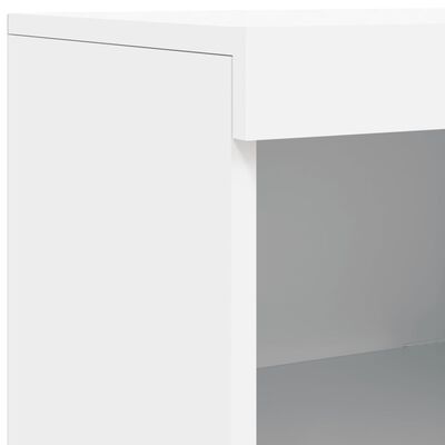 vidaXL puhvetkapp LED-tulega, valge, 283 x 37 x 100 cm