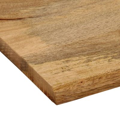 vidaXL lauaplaat, 90 x 80 x 2,5 cm, naturaalsete servadega, mangopuit