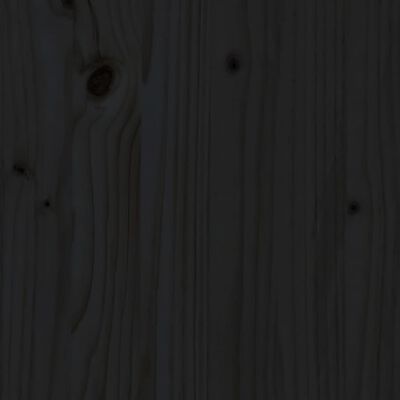 vidaXL aiapink, must, 111,5 x 53 x 71 cm, männipuit