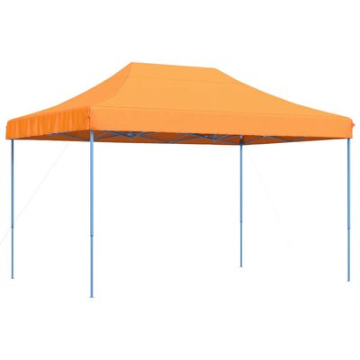 vidaXL kokkupandav pop-up peotelk, oranž, 410 x 279 x 315 cm