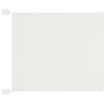 vidaXL vertikaalne varikatus valge 180x1200 cm Oxfordi kangas