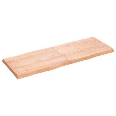 vidaXL lauaplaat, helepruun, 160 x 60 x (2-6) cm, töödeldud täispuit