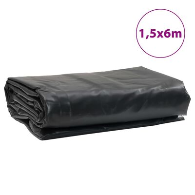 vidaXL present, antratsiithall, 1,5 x 6 m, 650 g/m²