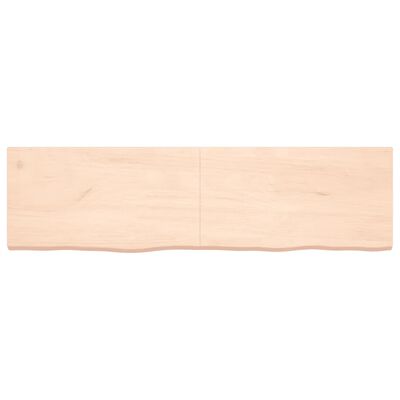 vidaXL lauaplaat, 180x50x(2-6) cm, töötlemata tammepuit