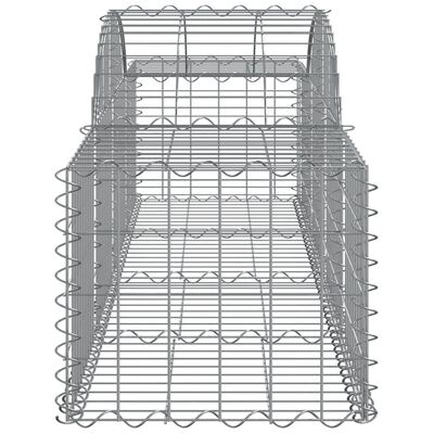 vidaXL kaarekujulised gabioonkorvid 20 tk, 200x50x40/60 cm, raud