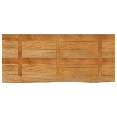 vidaXL lauaplaat, naturaalse servaga, 140 x 60 x 2,5 cm, mangopuit