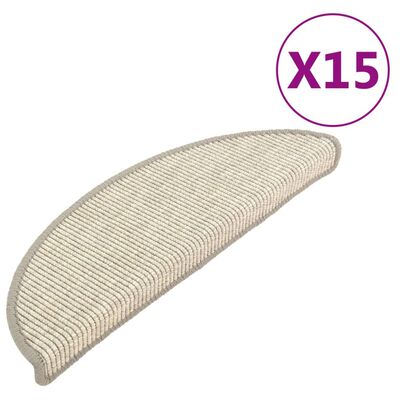 vidaXL isekleepuv trepivaip, 15 tk, 56x17x3 cm, hõbedane