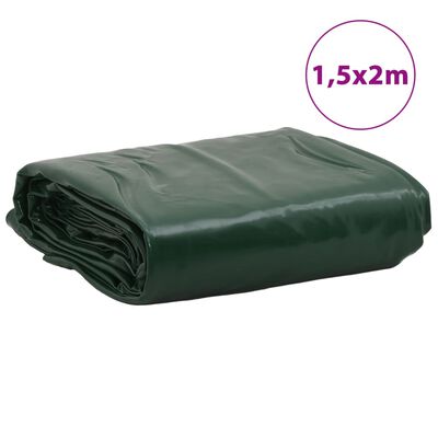 vidaXL present, roheline, 1,5x2 m, 650 g/m²