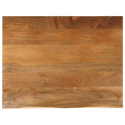 vidaXL lauaplaat, naturaalse servaga, 110 x 80 x 3,8 cm, mangopuit