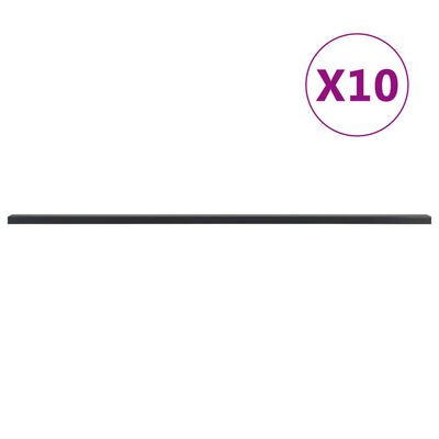 vidaXL aiapostid 10 tk, hall, 200 cm, teras