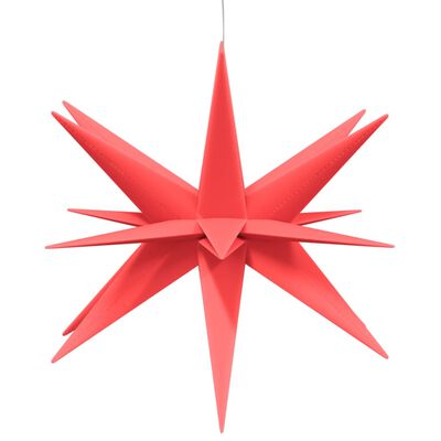 vidaXL jõulutuli LED-valgustusega, kokkupandav, punane, 57 cm