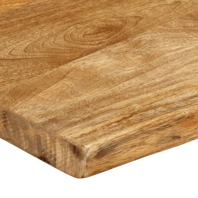 vidaXL lauaplaat, 100 x 40 x 3,8 cm, naturaalsete servadega, mangopuit