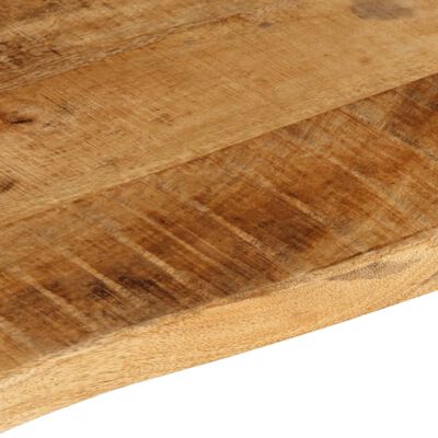 vidaXL lauaplaat, 100 x 60 x 2,5 cm, naturaalsete servadega, mangopuit