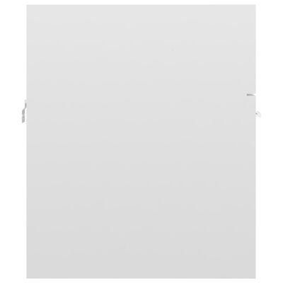 vidaXL valamukapp, valge kõrgläige, 41 x 38,5 x 46 cm, tehispuit