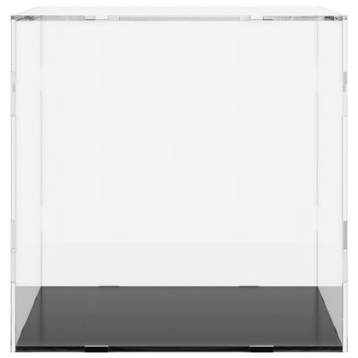 vidaXL vitriinkast, läbipaistev, 30x30x30 cm, akrüül