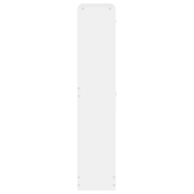 vidaXL jalatsikapp, valge, 59 x 17 x 81 cm, tehispuit
